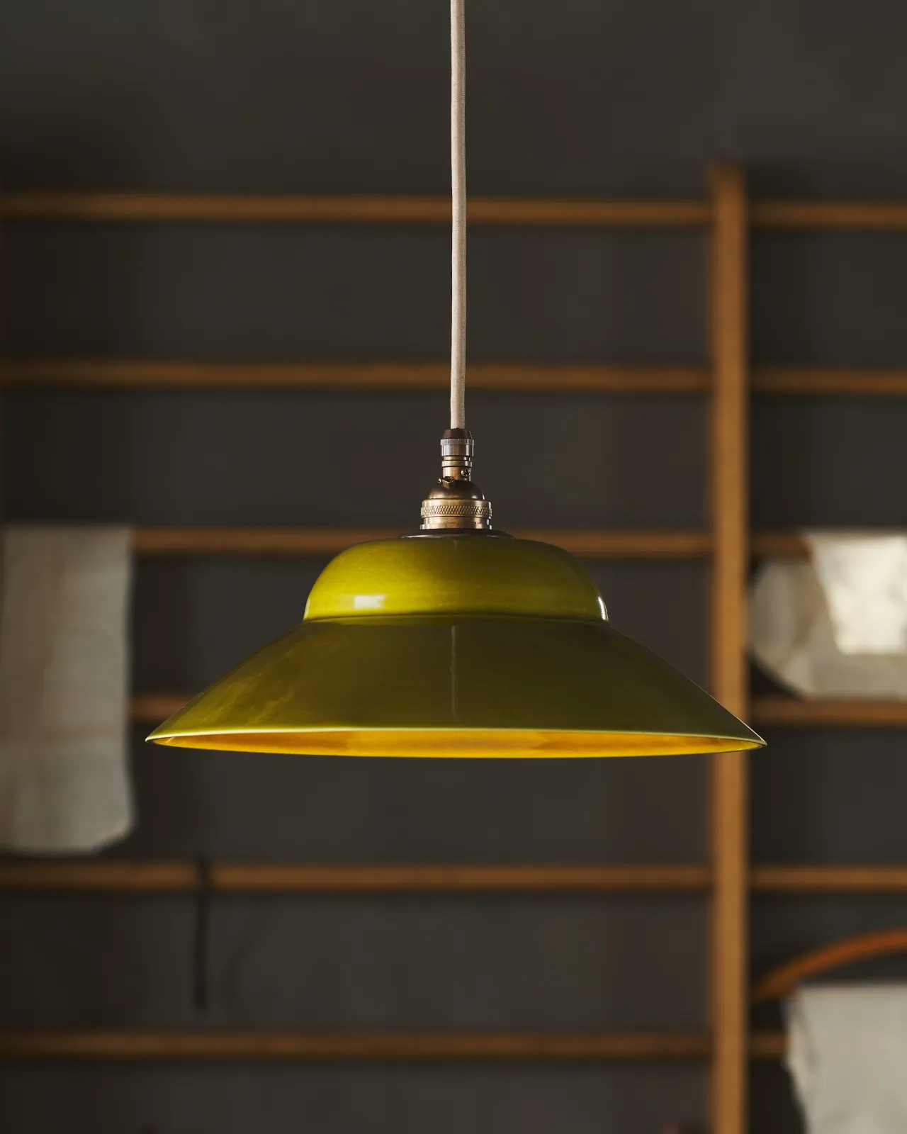 The Chartreuse Bonnet Pendant Light | deVOL Kitchens